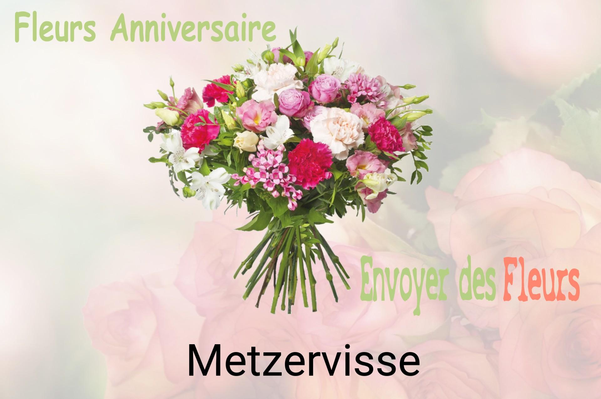 Bouquet de fleurs d’anniversaire livré à Metzervisse