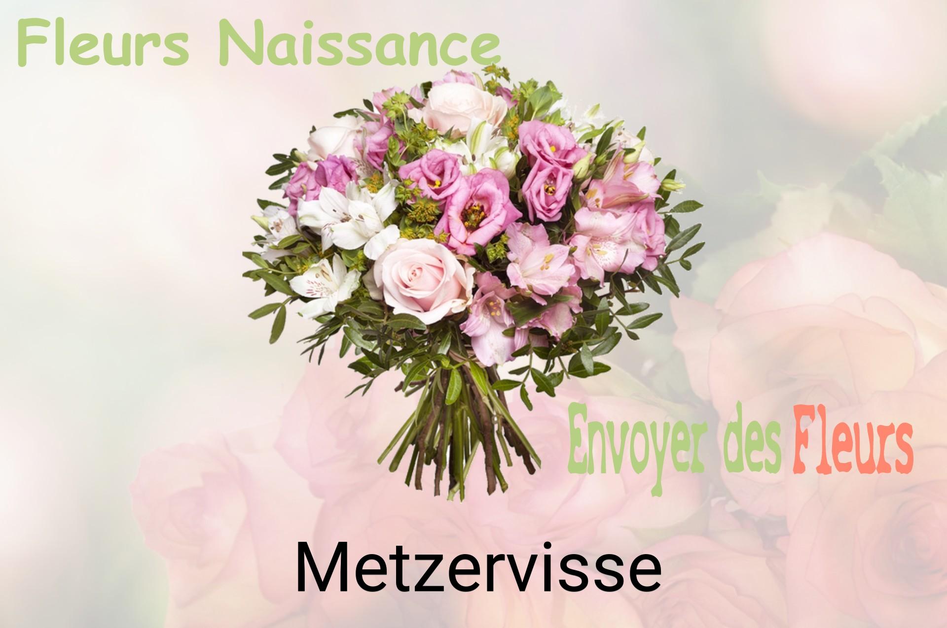 Bouquet de fleurs de naissance livré à Metzervisse